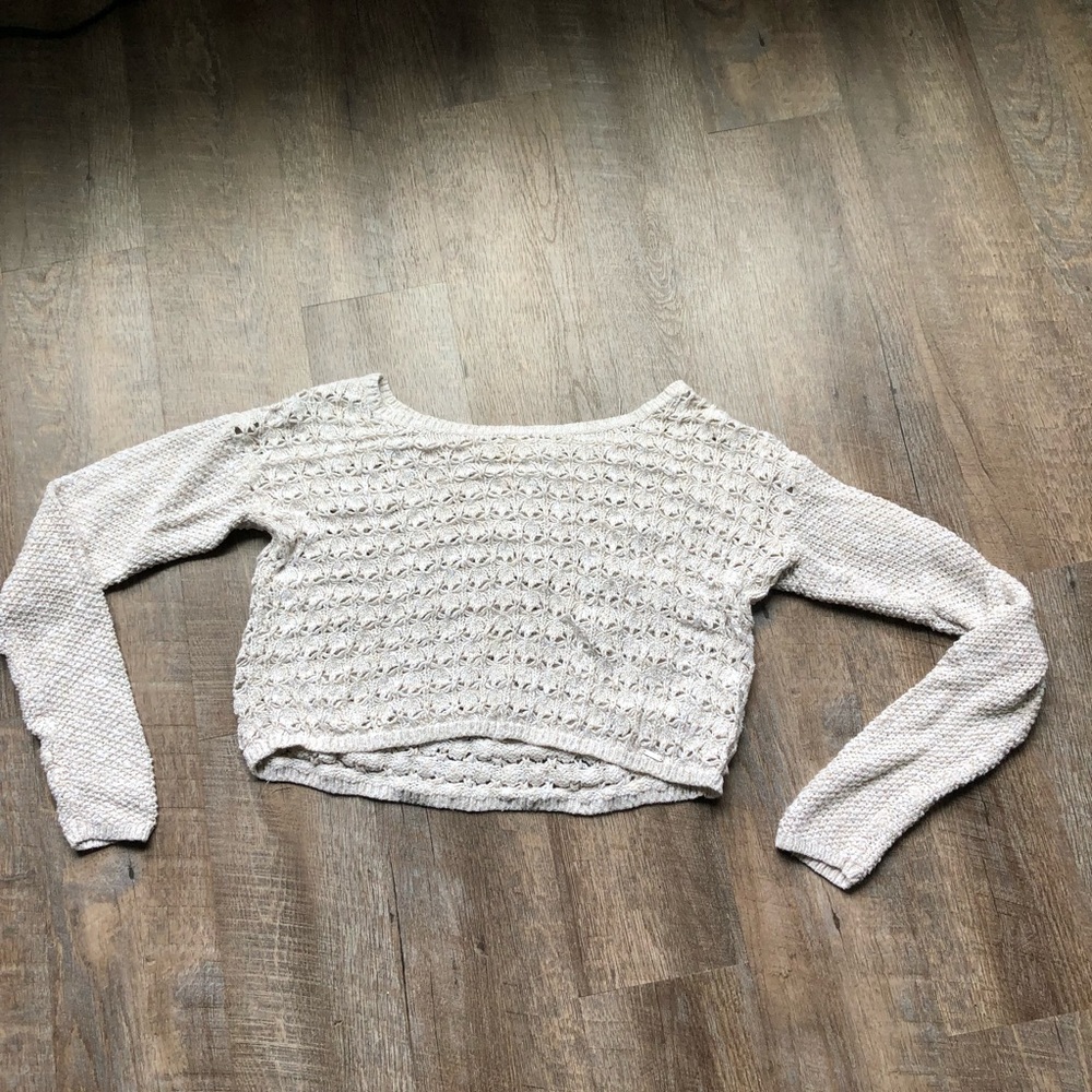 Hollister sparkly knit sweater